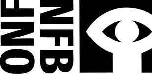 The acronyms "ONF" and "NFB" appear in vertical text on the left. The NFB logo, featuring a large eye atop a torso in the negative space of a box, appears on the right.
